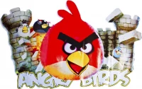 KIK Samolepka na zeď Angry Birds 86 cm