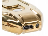 Verk 08373 Zapaľovač USB s LED osvetlením zlatá