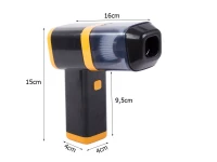 Verk 10086 Ruční Mini vysavač do auta 120W, 1800mAh bílý