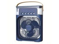 Verk 27034 Stolní mini ventilátor se zvlhčovačem vzduchu, RGB černý