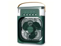 Verk 27034 Stolní mini ventilátor se zvlhčovačem vzduchu, RGB černý