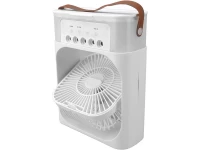 Verk 27034 Stolní mini ventilátor se zvlhčovačem vzduchu, RGB černý