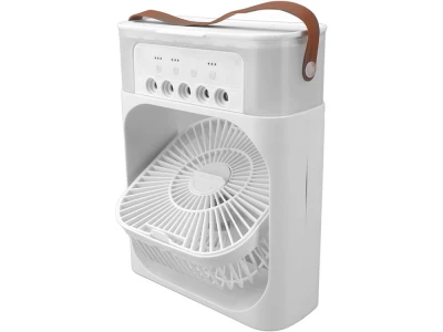 Verk 27034 Stolní mini ventilátor se zvlhčovačem vzduchu, RGB černý