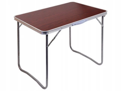 Verk 14468 Turistický stôl - skladací 80 x 60 x 70 cm hnedý