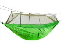 Verk 27125 Turistická hamaka s moskytiérou 270 x 140 cm zelená