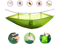 Verk 27125 Turistická hamaka s moskytiérou 270 x 140 cm zelená