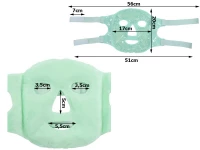 Verk 27201 Chladivá/hrejivá gélová maska na tvár, ružová