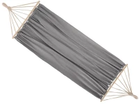 Verk 27122 Hamaka Houpací síť dřevo 220 x 150 cm šedá