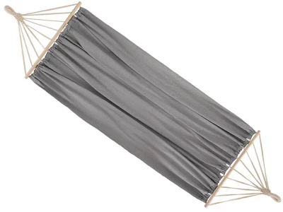 Verk 27122 Hamaka Houpací síť dřevo 220 x 150 cm šedá