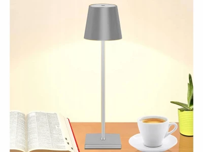 Verk 12314 Dotyková LED lampa, 1500mAh baterie, 3W stříbrná