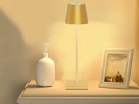 Verk 12314 Dotyková LED lampa, 1500mAh baterie, 3W zlatá
