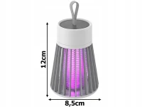 Verk 27023 UV Lampa proti hmyzu 3W, USB sivá