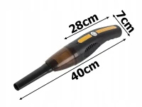 Verk 27189 Bezdrôtový vysávač do auta 1200mAh biely