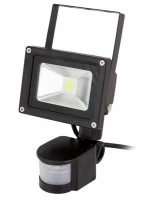 APT LED reflektor s čidlom pohybu čierny - 10W