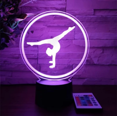 APT ZD98F Nočná LED RGB lampička 3D akrobat