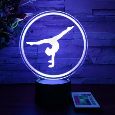 APT ZD98F Nočná LED RGB lampička 3D akrobat
