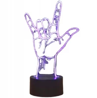 APT ZD98I Noční LED RGB lampička 3D ruka