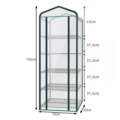 Malatec 23359 Prenosný fóliovník 195 x 70 x 50 cm