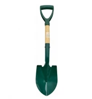Foxter 1744 Mini oceľový rýľ s drevenou násadou 68 cm čierny