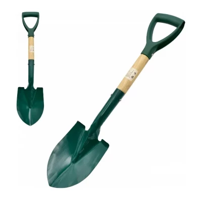 Foxter 1744 Mini oceľový rýľ s drevenou násadou 68 cm čierny