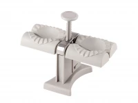 Verk 07220 Dvojitý strojek na pirohy šedý