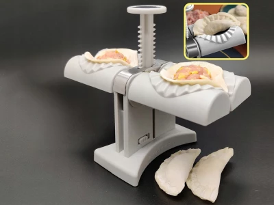 Verk 07220 Dvojitý strojek na pirohy šedý