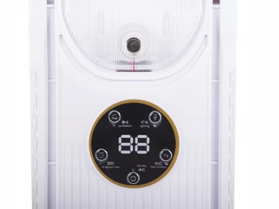 Verk 16032 Stolní bezlopatkový ventilátor s LED osvětlením zelený