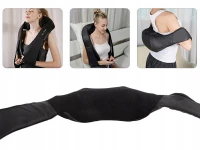 Verk 24451 Masážny golier SHIATSU s reproduktorom čierny