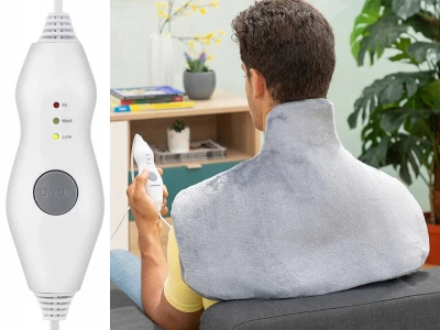 Verk 24474 Elektrická vyhřívací dečka na krk a ramena 70W, šedá