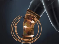 Verk 27173 Bandáž na koleno elastická černo-oranžová