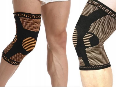 Verk 27173 Bandáž na koleno elastická černo-oranžová