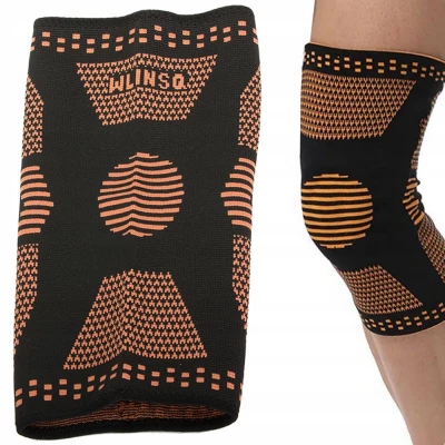 Verk 27173 Bandáž na koleno elastická černo-oranžová
