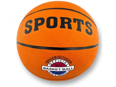 GGV Basketbalový míč 24,6 cm + síťka + jehla