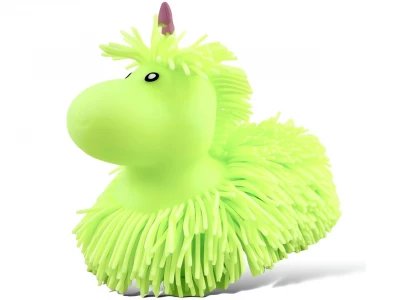 GGV Antistresový Jednorožec svítící 18 cm, zelená
