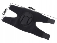 Verk 27199 Chrániče kolen 2 ks, 24 - 34 cm, černé
