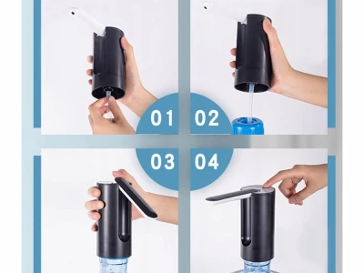 Verk 27203 Elektrické čerpadlo na vodní lahev USB černé