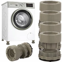 Verk 27204 Antivibrační set nastavitelných podložek pod pračku 4 ks zelené