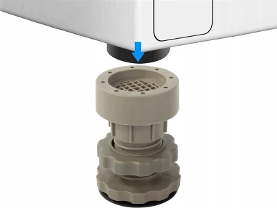 Verk 27204 Antivibrační set nastavitelných podložek pod pračku 4 ks zelené