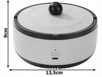 Verk 27207 Bezdýmný popolník s čističkou vzduchu 500mAh šedý