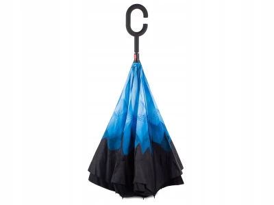 Verk 25000 Obrácený deštník 105 cm modrý 