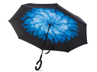 Verk 25000 Obrácený deštník 105 cm modrý 