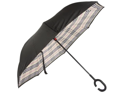 Verk 25000 Obrácený deštník 105 cm károvaný