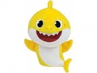 GGV Plyšový žralok Baby Shark, 21 cm, růžová