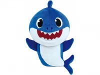 GGV Plyšový žralok Baby Shark, 21 cm, růžová