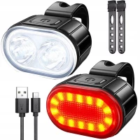 Verk 14488 Sada LED osvětlení na kolo, USB 2 ks
