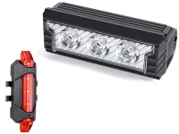 Verk 14496 Sada LED osvětlení na kolo 2500 lm, USB 2 ks