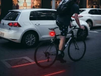 Verk 14498 Laserové zadní světlo na kolo 5 LED 