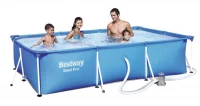 Bestway 56411 Steel Pro Frame bazén s konstrukcí 300 x 201 x 66 cm s kartušovou filtrací