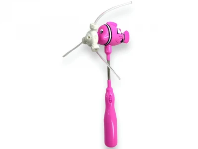 GGV Ventilátor se světly a hudbou v motivu Nemo, růžová