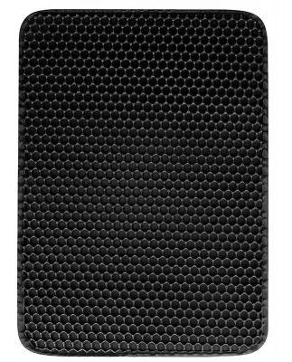 Pronett XJ5274 Podložka pod kočičí toaletu 65 x 45 cm černá
